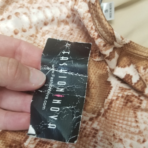 NWT Fashion Nova One Piece Swimsuit - Picture 4 of 5